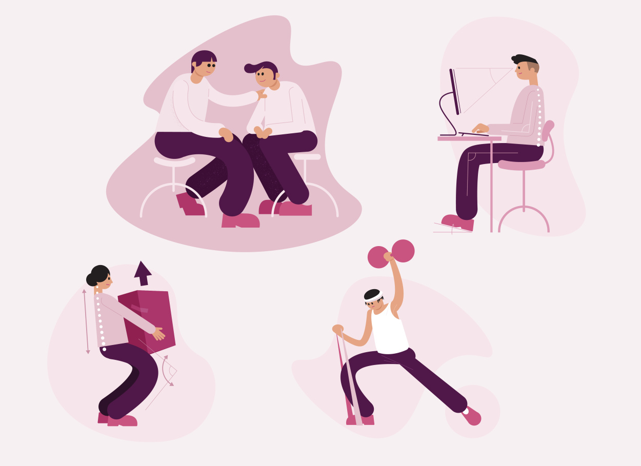 ergonomi illustrationer