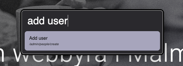 Coffee module interface